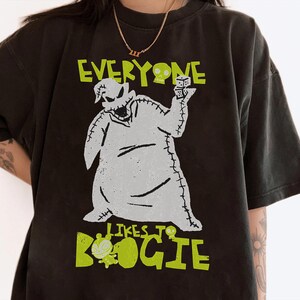 Disney The Nightmare Before Christmas Oogie Boogie T-shirt, Alla gillar att boogie-tröja, Oogie Boogie Bash, Disney Halloween-kostymtröja bild 2