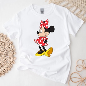 Disney Minnie Mouse Classic Pose T-Shirt, Mickey and Friends Shirt, Disneyland Family Vacation Shirt, Disney World Matching Birthday Gifts image 3