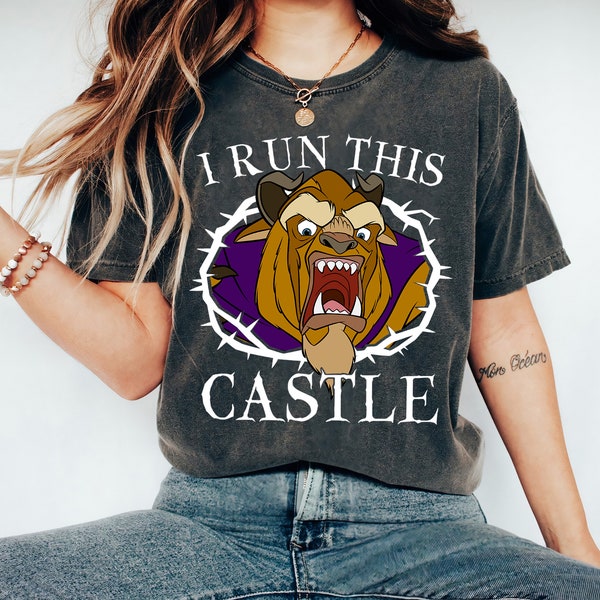 Fifth Sun Women's "I Run This Castle" Tri-Blend Racerback Layering Tank Top - View #2