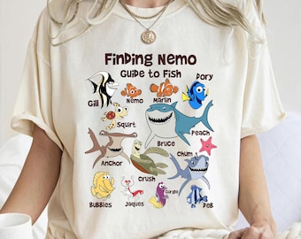 Disney Pixar Finding Nemo Squad Fish Guide Shirt, Animal Kingdom, Family Matching Disneyland Vacation Shirt, Disney WDW Trip Birthday Gifts