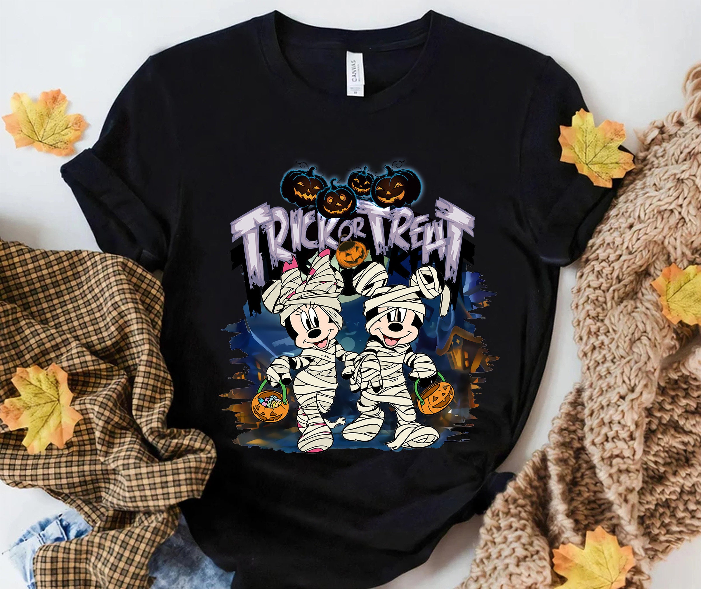 Vintage Disney Characters Minnie Mouse Halloween T Shirt, Disney Gifts For  Women - Teedenis Store