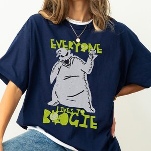 Disney The Nightmare Before Christmas Oogie Boogie T-shirt, Alla gillar att boogie-tröja, Oogie Boogie Bash, Disney Halloween-kostymtröja bild 3
