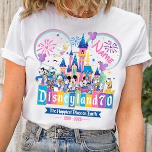 Disneyland 70th anniversary shirt - Etsy 日本