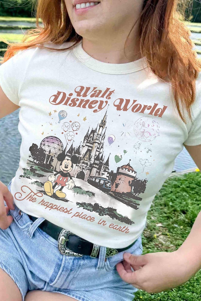 Disneyworld Shirt, Retro Walt Disneyworld Shirt, Mickey And Friends Shirt, Disney 2026 Trip, Vintage Disneyworld Shirt, Retro Disney Shirt image 2