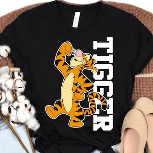Disney Tigger  Portrait T-Shirt, Winnie The Pooh Shirt, Disneyland Family Vacation Trip Shirt, Disney World Matching Birthday Gifts