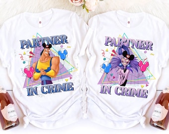 Disney The Emperor's New Groove Yzma Kronk Partner In Crime Shirt, Disney Villains Couple Matching Shirt, Disneyland Family Vacation Shirt