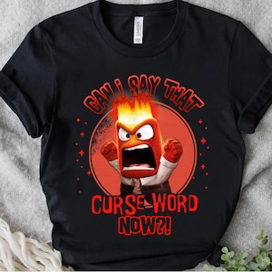 Disney Pixar Inside Out Anger Curse Word Shirt, Anger Feeling Shirt, Joy Anger Sadness, Inside Out Group Matching Shirt, Disney Trip 2026