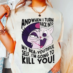 Disney Emperor&#39;s New Groove Villains Yzma Cat Shirt, Villains Yzma Cat Tee, Disneyland Trip Matching Shirts, Disney 2025 Trip Shirt