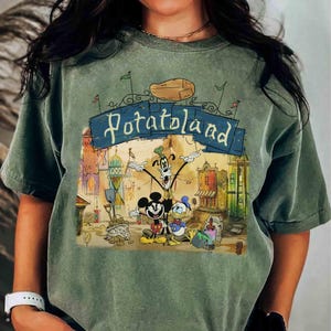 Disney Potatoland Shirt, Mickey And Friends Potatoland Shirt, Disney Mickey And Co Potatoland Castle Shirt, Disneyland Family Trip Shirt