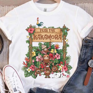 Disney Moana Fear The Kakamora Shirt, Disney Moana Funny Kakamora Coconut Pirates Shirt, Magic Kingdom, Disneyland Vacation Family Shirt image 2