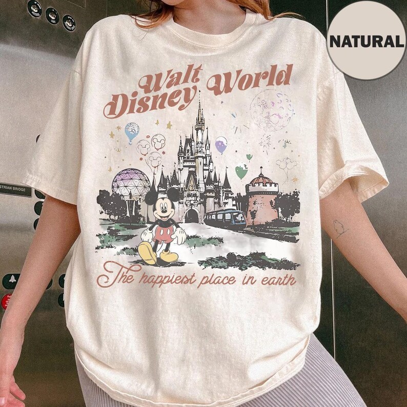 Disneyworld Shirt, Retro Walt Disneyworld Shirt, Mickey And Friends Shirt, Disney 2026 Trip, Vintage Disneyworld Shirt, Retro Disney Shirt image 1