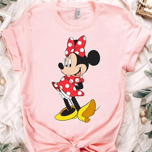 Disney Minnie Mouse Classic Pose T-Shirt, Mickey and Friends Shirt, Disneyland Family Vacation Shirt, Disney World Matching Birthday Gifts image 1