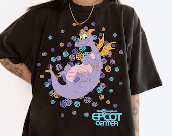 Vintage Disney Figment Shirt, Retro Figment Walt Disney Epcot Center Shirt, One Little Spark Shirt, Disney Castle Figment Matching Shirt