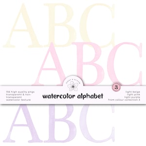 Aquarell Buchstaben Clipart png Wasserfarben abc Aquarell Buchstaben png transparent Aquarell Monogramm Buchstaben Clipart