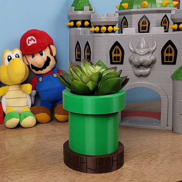 Super Mario Warp Pipe Planter