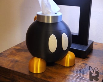 Caja de pañuelos Bob-omb de Super Mario