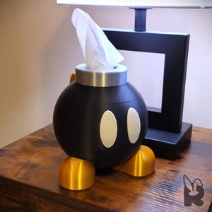 Caja de pañuelos Bob-omb de Super Mario