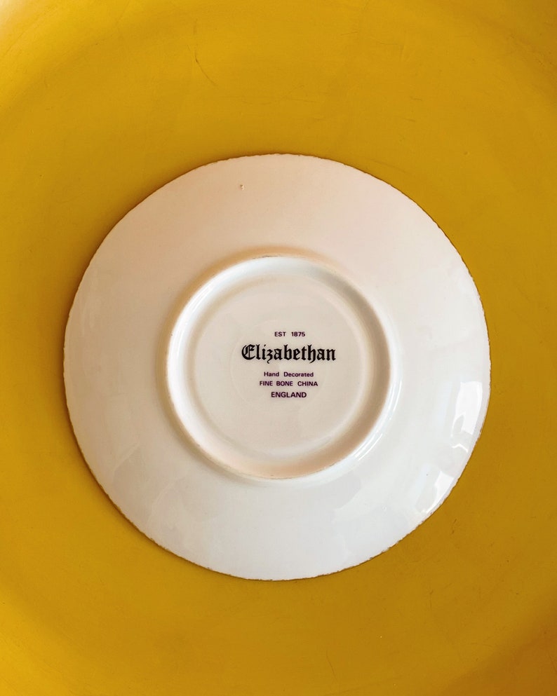 Rare Vintage Elizabethan Fine Bone China Tea Green White Gold Etsy