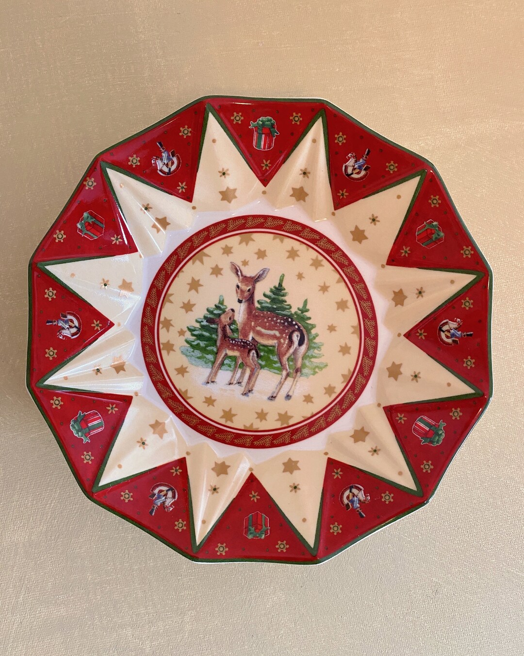 Rare Vintage Villeroy & Boch Toy's Delight Deer Bambi Etsy