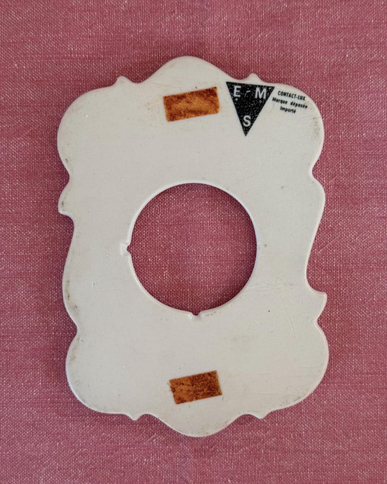 Porcelanowa ramka przełącznika w kolorze starego złota z niebieskimi różami, kwiatowa osłona na płytkę ścienną, akcesorium do oświetlenia, niebiesko-biały wystrój, romantyczny akcent domowy zdjęcie 5