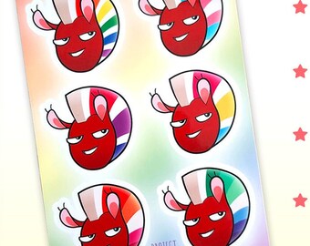 Hoja de pegatinas del Orgullo Zulius (Centaurworld)
