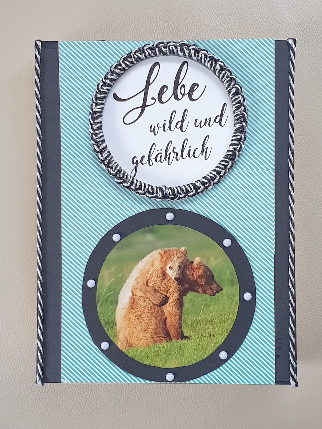Rahmen Mit Spruch Wildlife lebe Wild Und Etsy