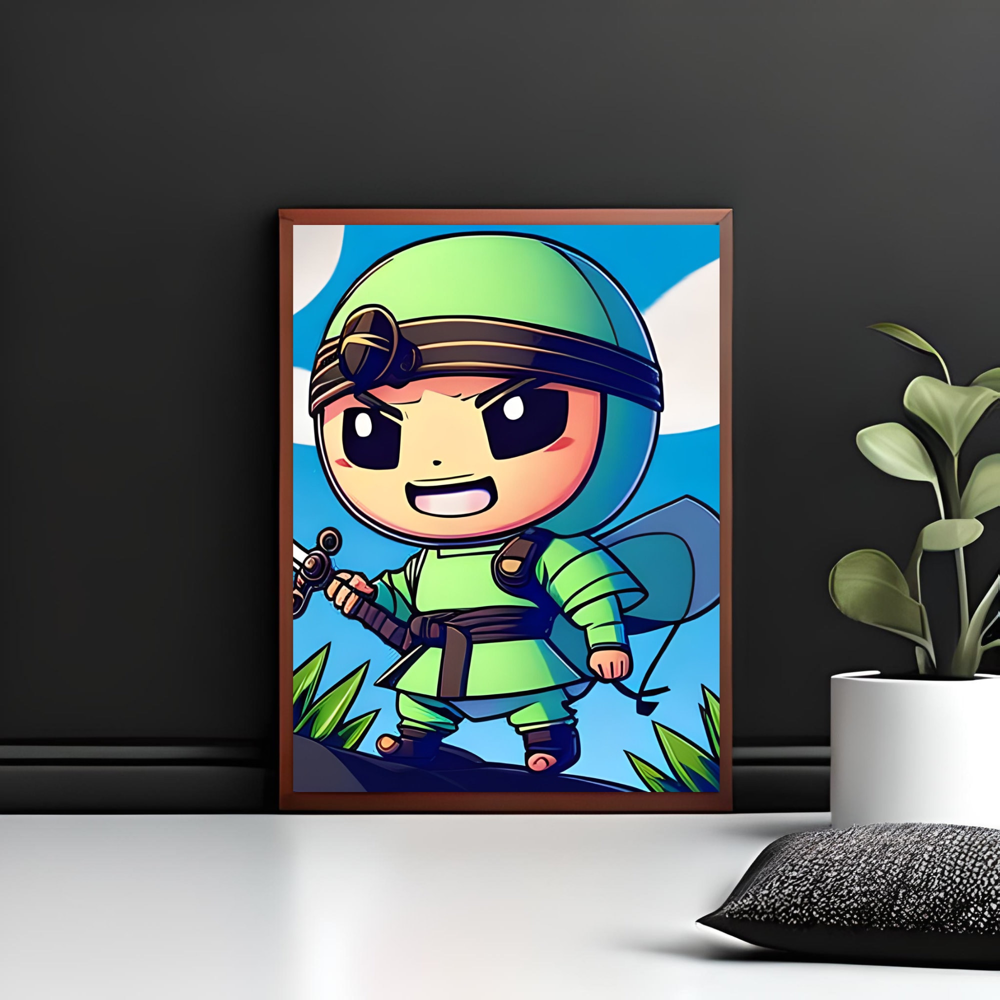 Cute Characters Martial Arts Printables: Adorable Wall Decor - Etsy