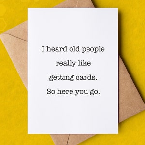 Carte d&#39;anniversaire drôle, carte imprimable, carte humoristique, joyeux anniversaire, carte sarcastique, téléchargement numérique