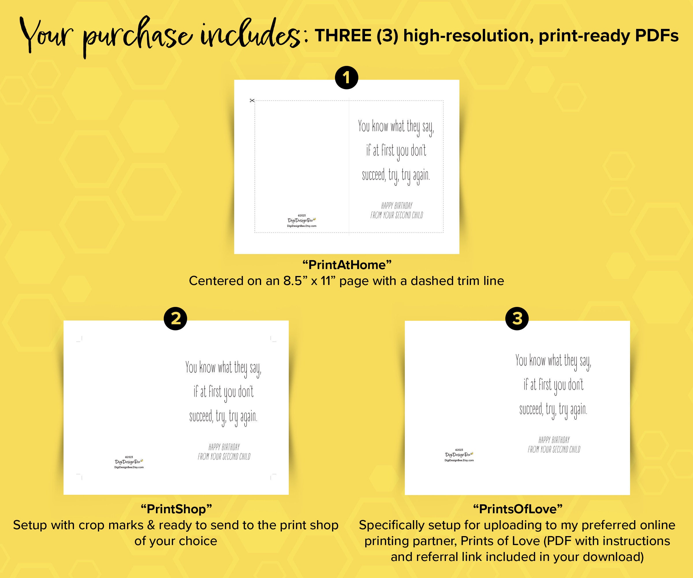 Funny Birthday Card, Printable Card, Humorous Card for Dad, Happy
