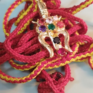 Maha Tantra Sudarshan Raksha Kavach Pendant Energized By Swamiji Protection