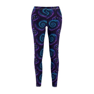 Swirled Pattern Women&#39;s Leggings - Stylish Workout, Yoga Pants, Activewear, Casual Wear, Trendy Loungewear, Gift for Her