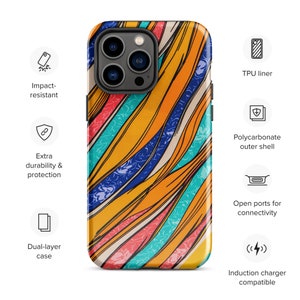 Abstract Multi-Color Phone Case for iPhone®