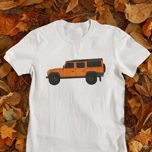 Land Rover T-shirt, Defender, Land Rover liefhebber cadeau, landrover cadeau voor vader / man