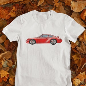 993 T-shirt, vintage 911 men t shirt