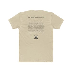 Vintage Legend of the Henry Rifle Tee, History Buff Gift, Firearms Enthusiast Clothing, Memorial Day Outing, Unisex Cotton Crew Shirt