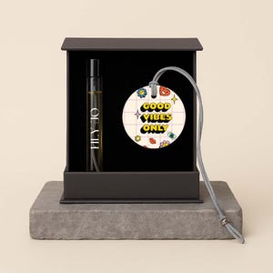 HeyJo Good Vibes Car Air Freshener Handmade&Luxurious | Premium Long-Lasting Scent | a Stone | a Story | Car Charms | Car Accessories