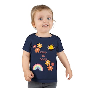 Toddler Kindness T-Shirt, Rainbow T-Shirt, Cute Kids Shirt, Gift for Birthdays, Positive Message Apparel, Summer Playwear