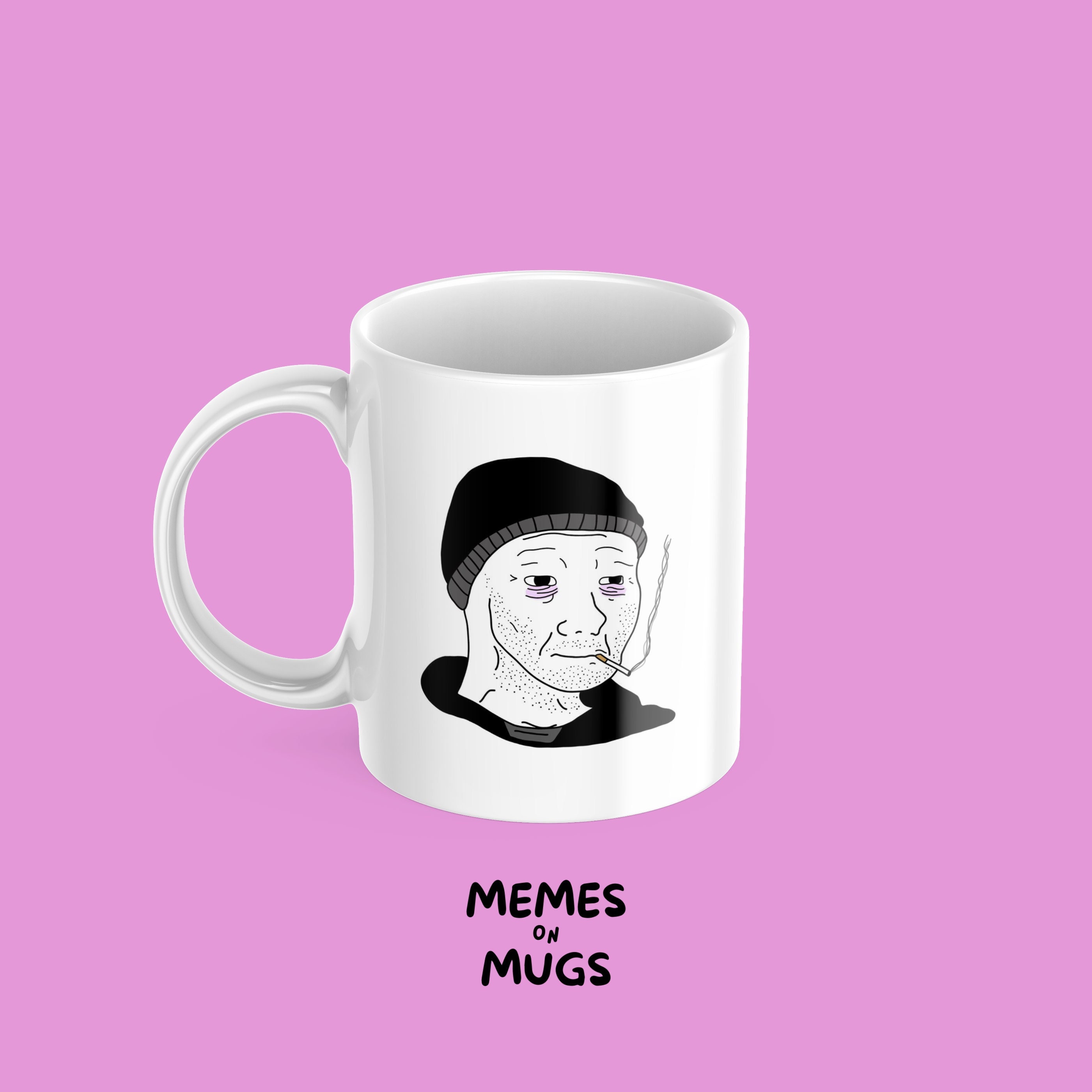 Gigachad Wojak Meme | Art Board Print