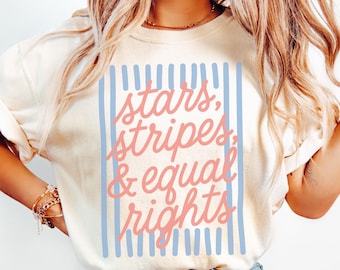 Liberal Resist 4th of July Shirt, Comfort Colors Patriotic Fourth of July T-shirt, Activist Protest Independence Day Tee Equal Rights Gift