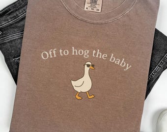Auntie Shirt, Funny Aunt Goose Comfort Colors T-shirt, Gift for Aunt, Aunt Gift, Pregnancy Announcement for Sister, Future Aunt Tee