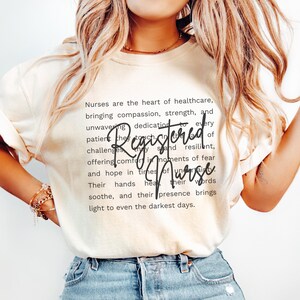 Registered Nurse Shirt, Inspirational RN Tshirt, Graduation Gift for Nurse, Registered Nurse Appreciation Week T-shirt, Nurse Tee, Future RN