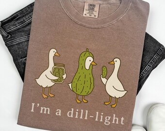 Funny Pickle Goose Shirt, Comfort Colors Pickle Lover T-shirt, Pickle Festival Tee, Gift for Pickle Lover, Goose Pickles, Pickling Season