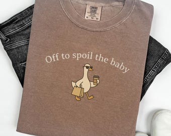 Auntie Shirt, Funny Aunt Goose Comfort Colors T-shirt, Gift for Aunt, Aunt Gift, Pregnancy Announcement for Sister, Future Aunt Tee