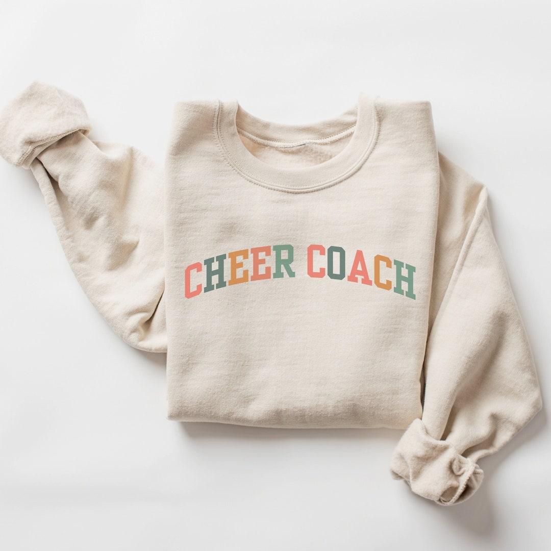 Cheer Coach Sweatshirt, Cheer Coach Shirt Gift, Cute Gift for