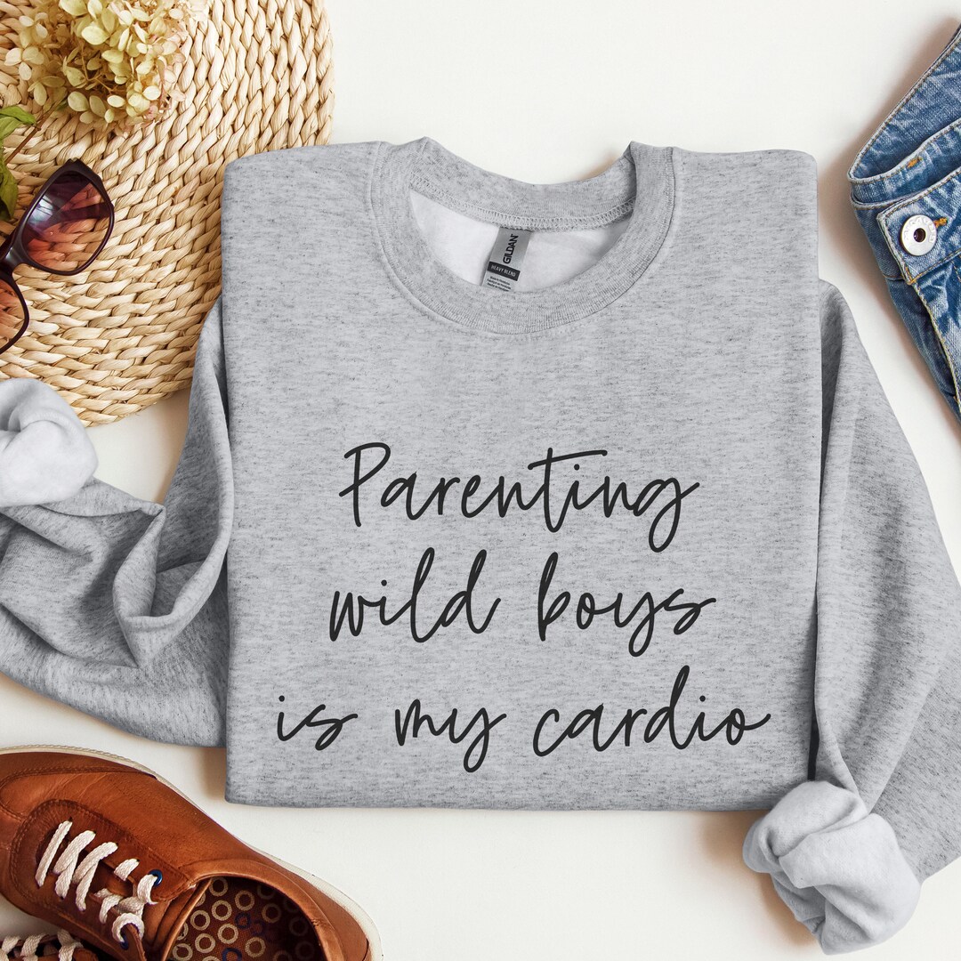 Funny Boy Mom Sweatshirt Cute Boy Mama Sweatshirt Etsy