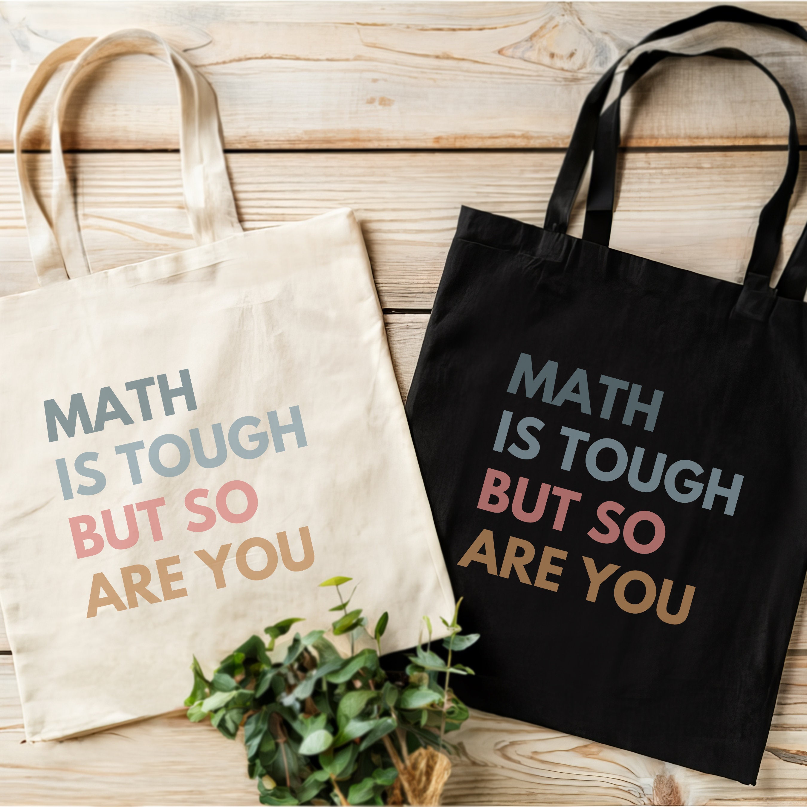 Math Teacher Gift, Math Teacher Cotton Canvas Tote Bag, Gift for New ...