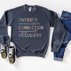 ESL Teacher Shirt, English Language Learner Sweatshirt, ESL Teacher Appreciation, Back to School, New ESL Teacher, Multilingual Teacher
