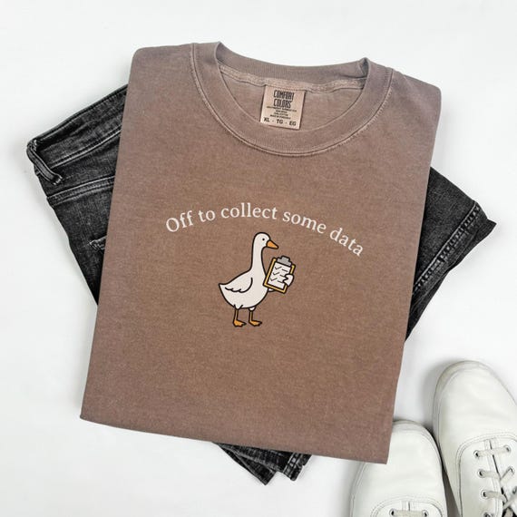 BCBA Shirt, Funny Data Lover Goose Comfort Colors T-shirt, Board Certified Behavior Analyst Tee, Special Education Tshirt, Funny Data Shirt