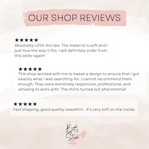 Puede incluir: Cinco estrellas de calificaci&oacute;n para una tienda que vende camisetas y sudaderas. Las rese&ntilde;as destacan la suavidad del material, la rapidez del env&iacute;o y la excelente atenci&oacute;n al cliente.