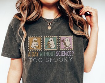 Science Teacher Halloween Shirt, Comfort Colors Teacher Science Squad, Halloween Scientist T-shirt, New Science Teacher Halloween Gift